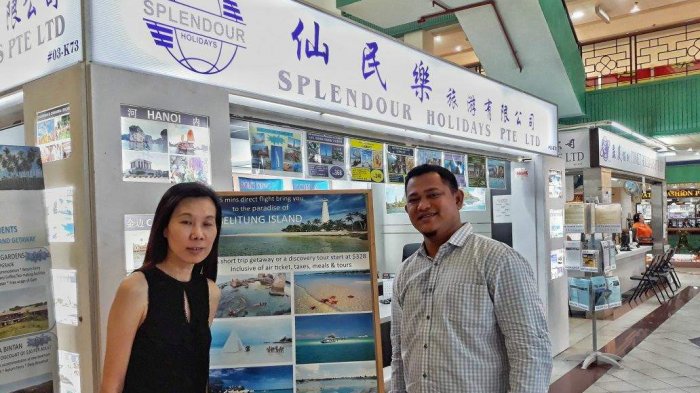 Belitung has a market for tourists from Singapore